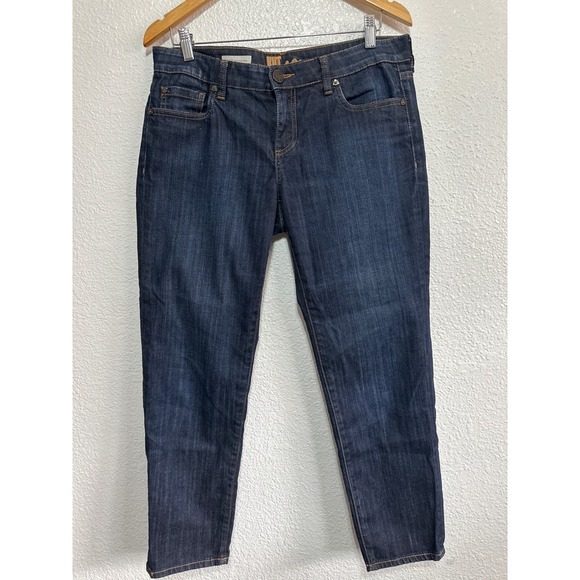 Kut From The Kloth Bardot Skinny Boyfriend Jeans Dark Wash Women's Size 6 - Picture 1 of 6